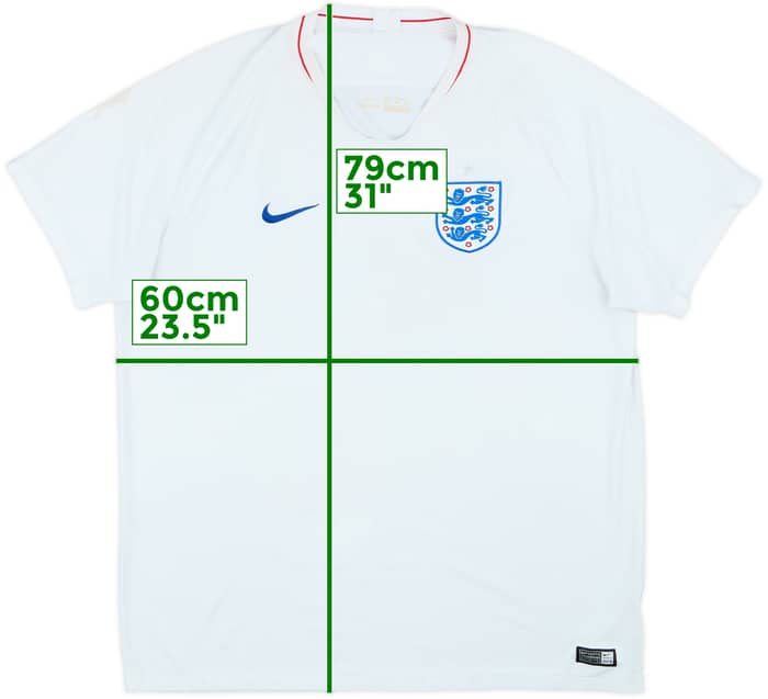 2018-19 England Home Shirt - 5/10 - (XXL)