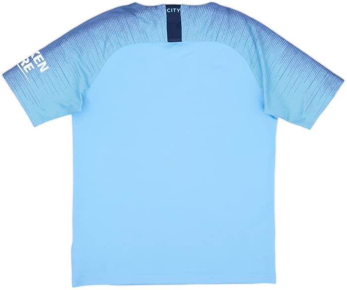2018-19 Manchester City Home Shirt - 7/10 - (L.Boys)