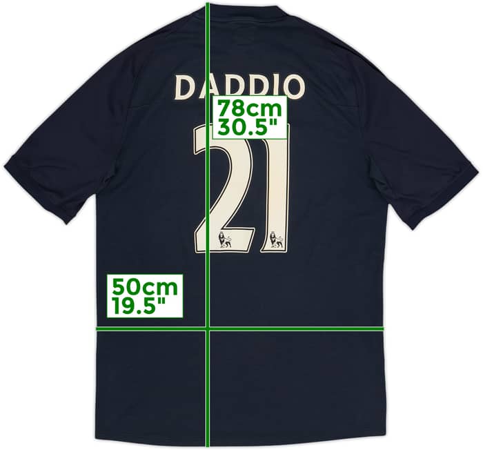 2010-12 Manchester City Away Shirt Daddio #21 - 4/10 - (L)