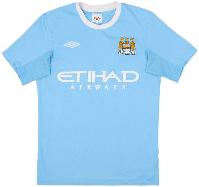 2009-10 Manchester City Home Shirt Jacko #5 - 7/10 - (S)