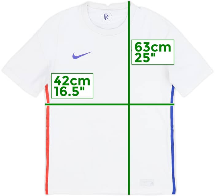 Camiseta de visitante de Francia 2020-21 - 4/10 - (Niños L)