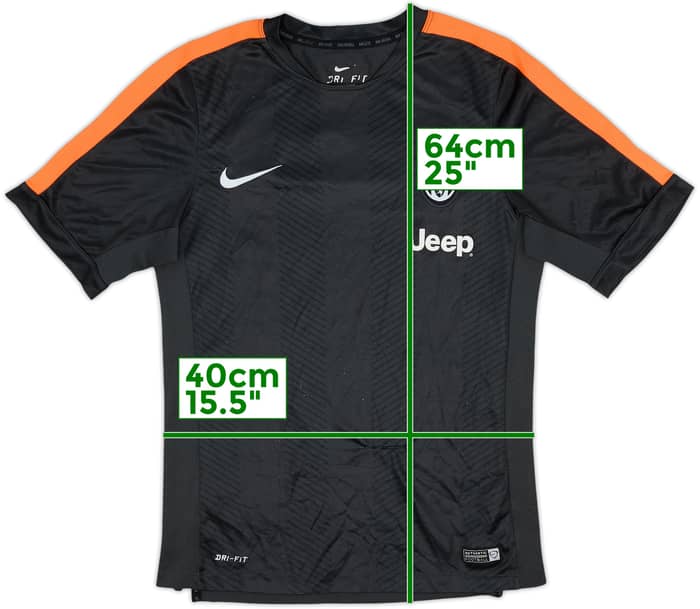 Camiseta Nike de entrenamiento de Juventus 2014-15 - 6/10 - (S)