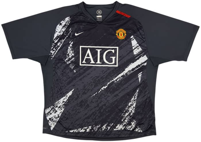 2007-08 Manchester United Nike Training Shirt - 6/10 - (XXL)