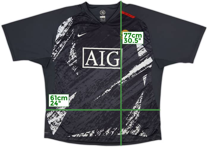 2007-08 Manchester United Nike Training Shirt - 6/10 - (XXL)