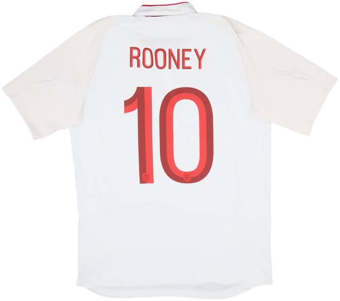 2012-13 Inglaterra Camiseta Local Rooney #10 - 5/10 - (M)