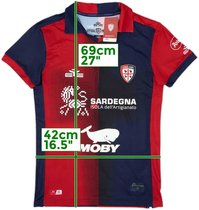 2023-24 Cagliari Home Shirt (XS)