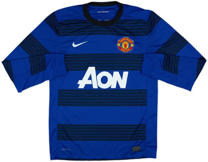 2011-13 Manchester United Camiseta de Manga Larga Visitante Rooney #10 - 7/10 - (M)