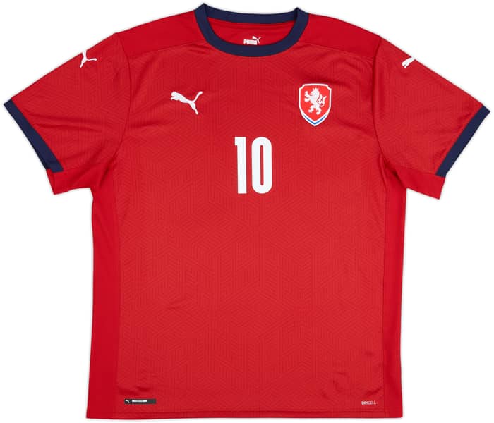 2020-21 Czech Republic Home Shirt Schick #10 - 10/10 - (XL)