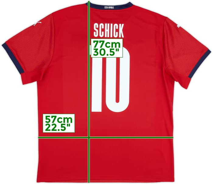 2020-21 Czech Republic Home Shirt Schick #10 - 10/10 - (XL)