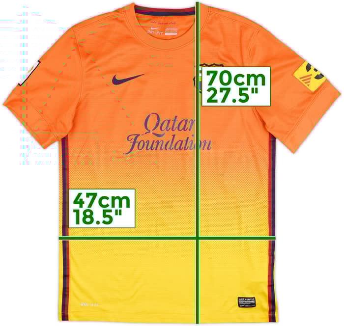 2012-13 Barcelona Away Shirt - 5/10 - (S)