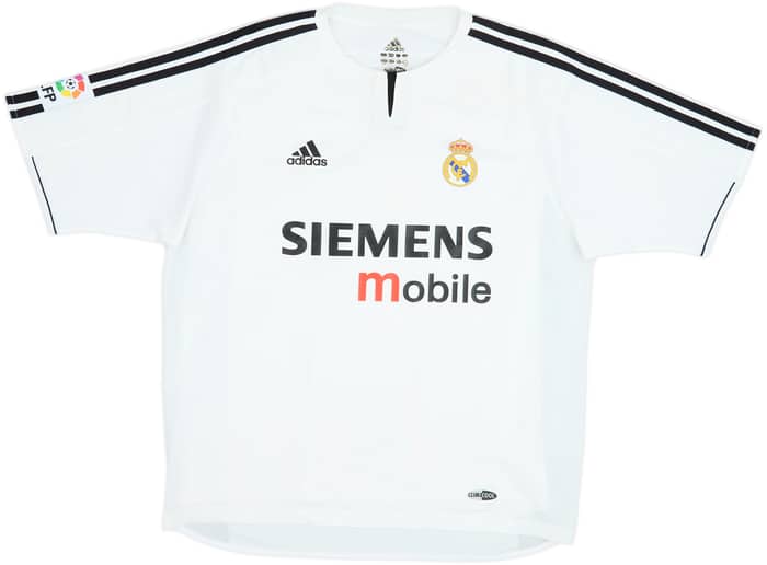 2003-04 Real Madrid Player Issue Home Shirt Ronaldo #9 - 6/10 - (L)