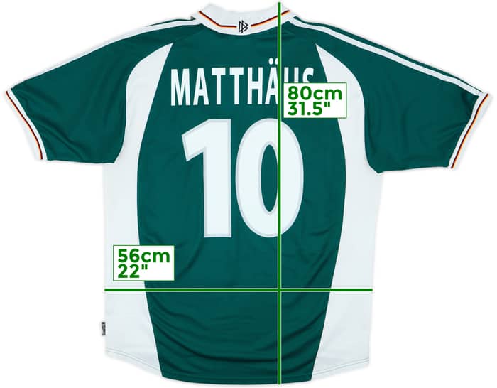 2000-02 Germany Away Shirt Matthaus #10 - 8/10 - (L)