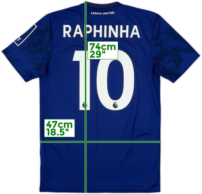 2021-22 Leeds United Away Shirt Raphinha #10 - 9/10 - (S)