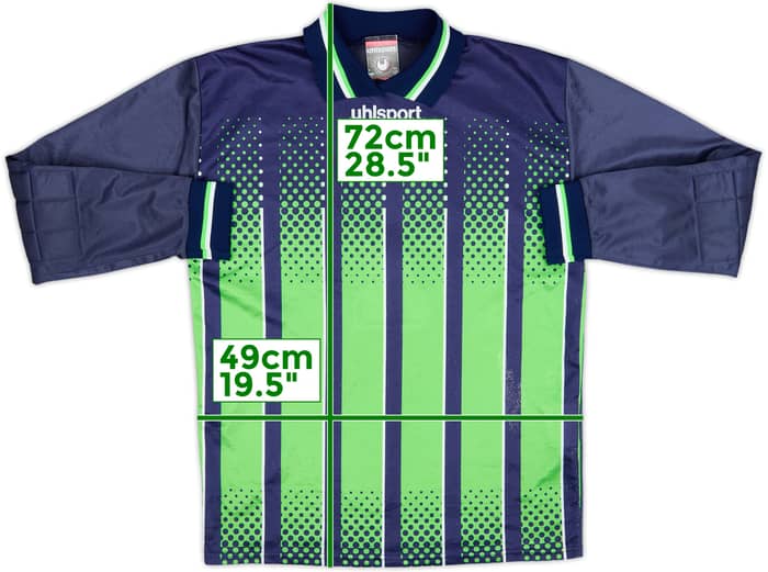 1990s Uhlsport Template GK Shirt #1 - 8/10 - (M)