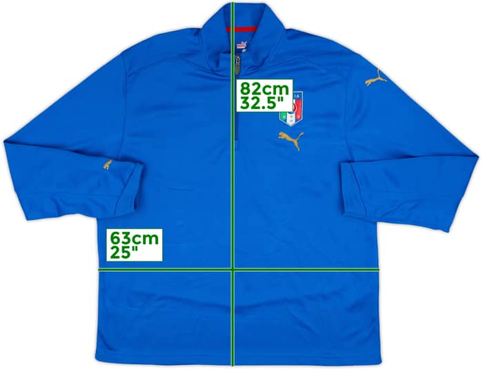 2008-10 Italy Puma 1/4 Zip Drill Top - 10/10 - (XL)