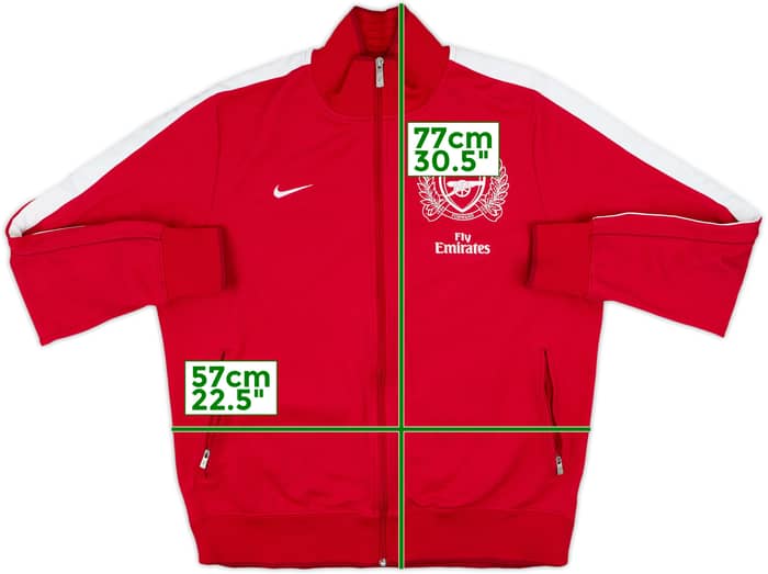 2012-13 Arsenal Nike Track Jacket - 7/10 - (XL)