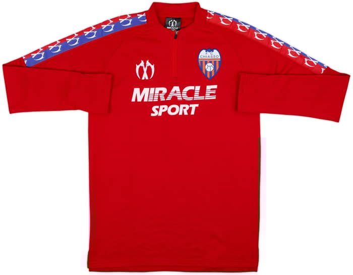 2017-18 FC Chiasso Miracle Sport 1/4 Zip Drill Top - 8/10 - (S)