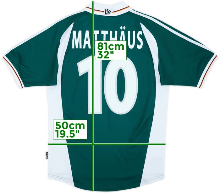 2000-02 Germany Away Shirt Matthaus #10 - 10/10 - (S)