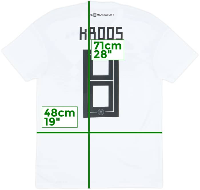2018-19 Germany Home Shirt Kroos #8 - 8/10 - (S)