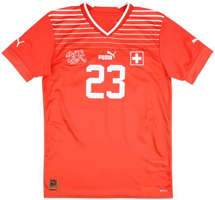 2022-23 Switzerland Home Shirt Lehmann #23 - 10/10 - (S)