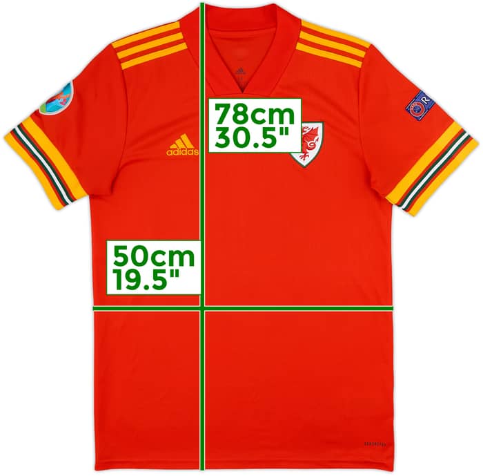 2020-21 Wales Home Shirt - 8/10 - (M)