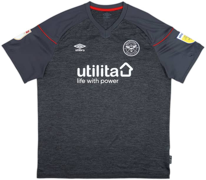 2020-21 Brentford Away Shirt Toney #17 - 10/10 - (XXL)