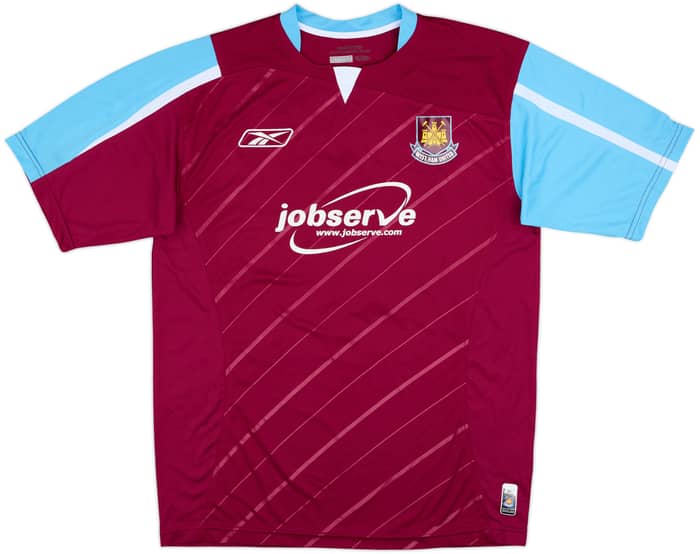 2005-07 West Ham Home Shirt Gabbidon #4 - 8/10 - (M)