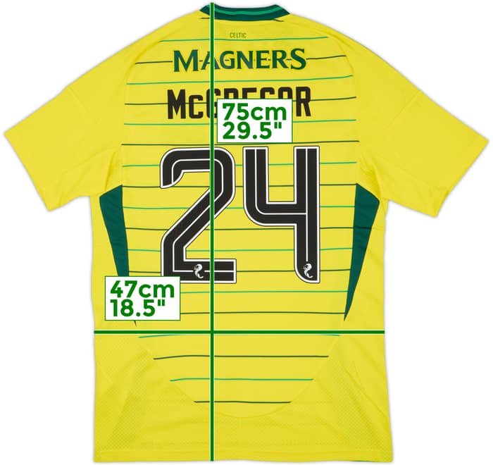2024-25 Celtic Away Shirt McGregor #24 (M)