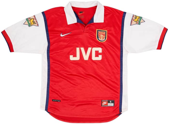 1998-99 Arsenal Home Shirt Overmars #11 - 8/10 - (S)