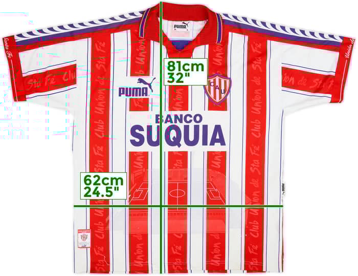 1997-98 Union de Santa Fe Home Shirt - 3/10 - (XL)