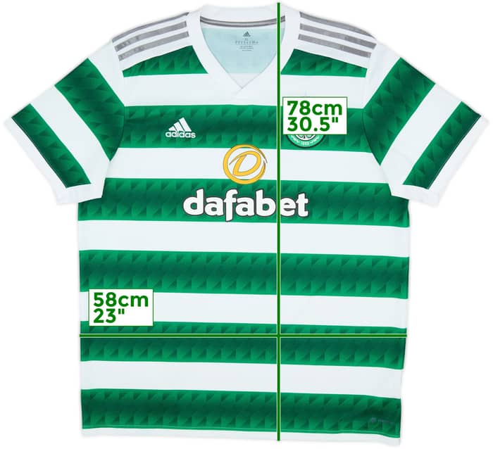 2022-23 Celtic Home Shirt - 10/10 - (XL)
