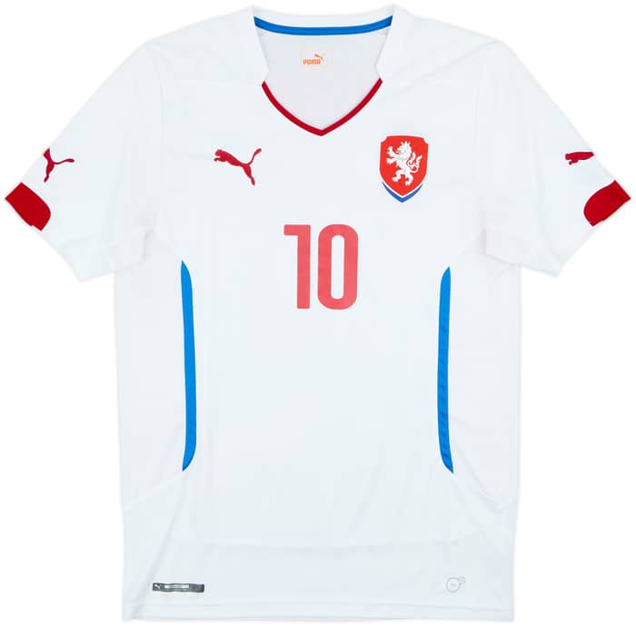 2014-16 Czech Republic Away Shirt Rosicky #10 - 8/10 - (S)