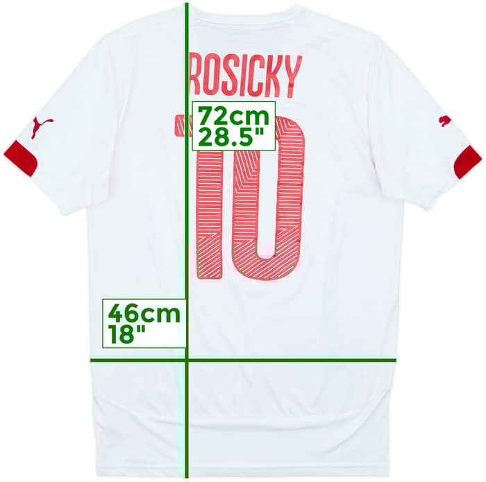 2014-16 Czech Republic Away Shirt Rosicky #10 - 8/10 - (S)