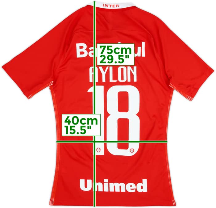 2016 Internacional Authentic Home Shirt Aylon #18 - 10/10 - (M)