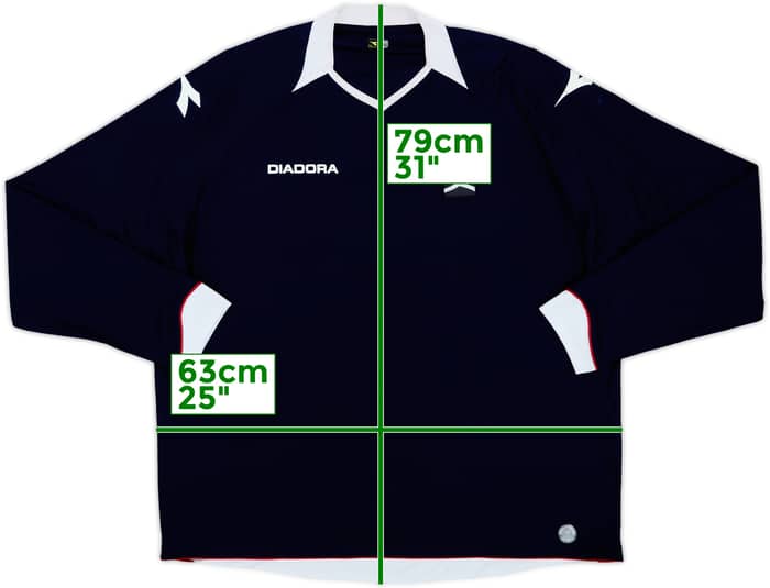 2008-09 Scotland Home L/S Shirt - 8/10 - (XXL)