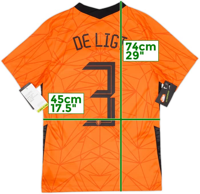 2020-21 Netherlands Home Shirt De Ligt #3 (S)