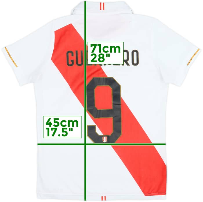 2019 Peru Home Shirt Guerrero #9 - 9/10 - (S)