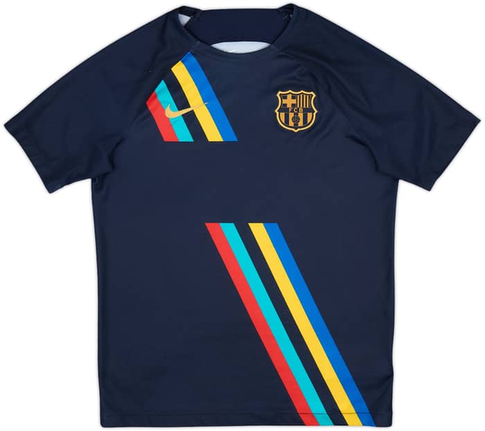 2022-23 Barcelona Nike Training Shirt - 7/10 - (L.Boys)