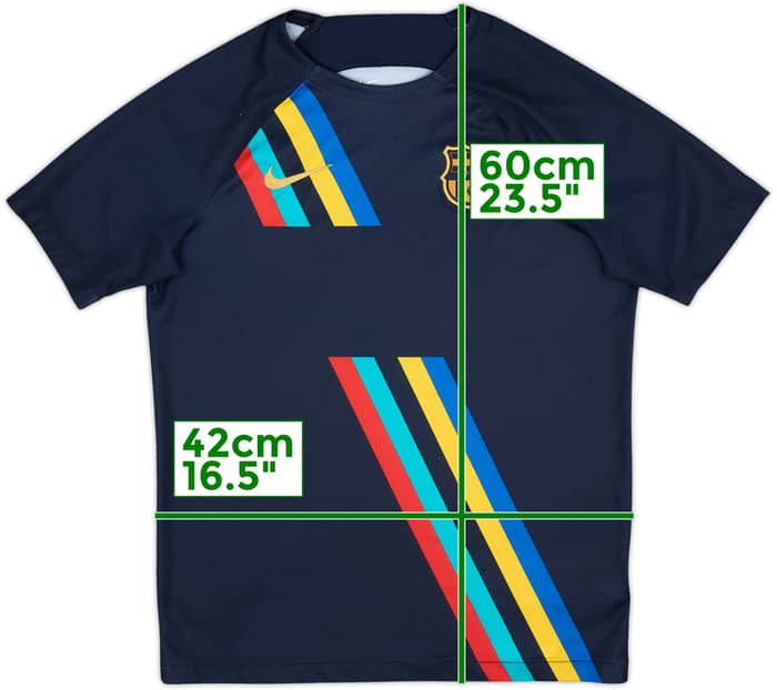 2022-23 Barcelona Nike Training Shirt - 7/10 - (L.Boys)