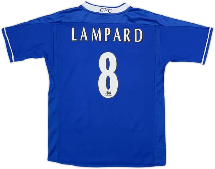 2003-05 Chelsea Home Shirt Lampard #8 - 8/10 - (S.Boys)