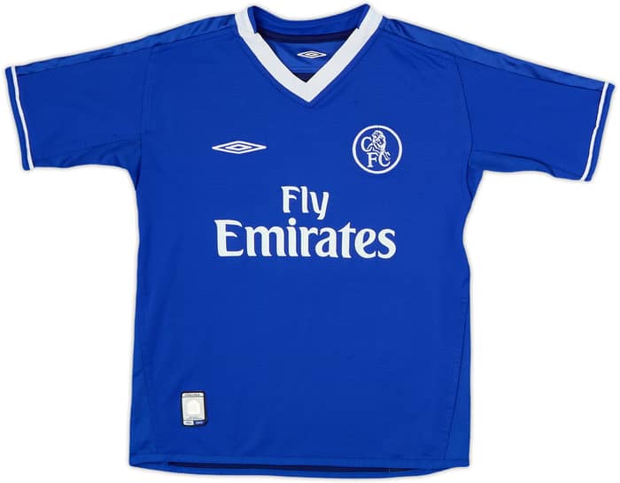 2003-05 Chelsea Home Shirt Lampard #8 - 8/10 - (S.Boys)
