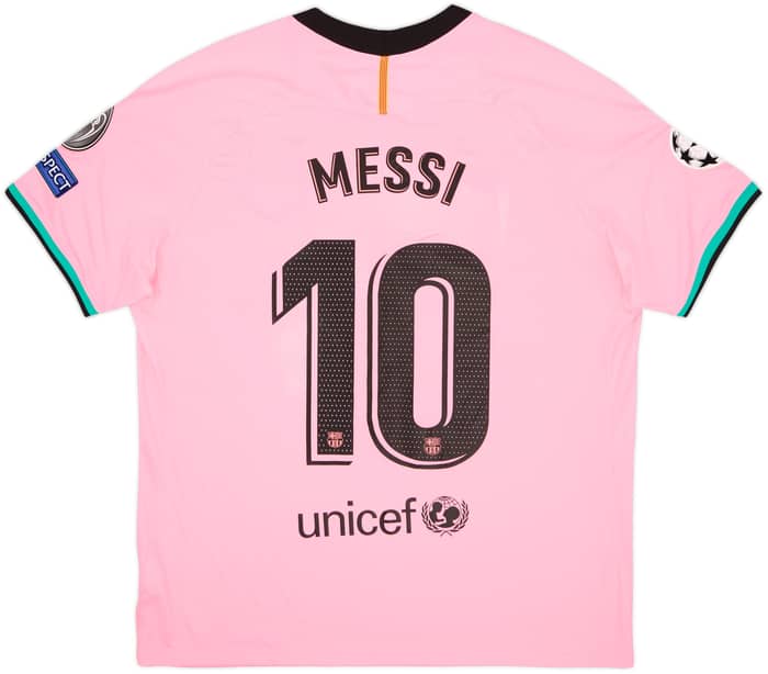 2020-21 Barcelona Third Shirt Messi #10 - 7/10 - (XL)