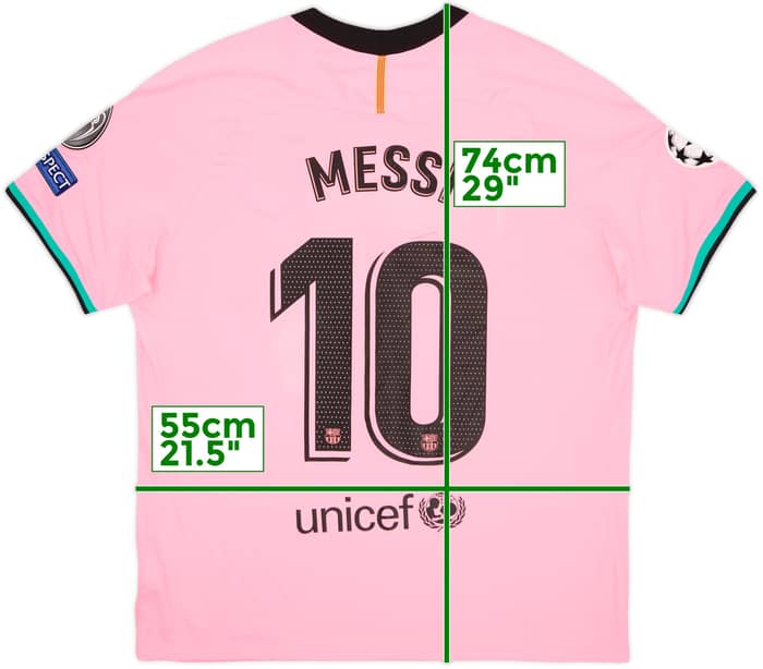 2020-21 Barcelona Third Shirt Messi #10 - 7/10 - (XL)