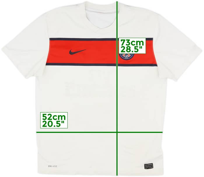 2011-12 Paris Saint-Germain Away Shirt - 4/10 - (L)