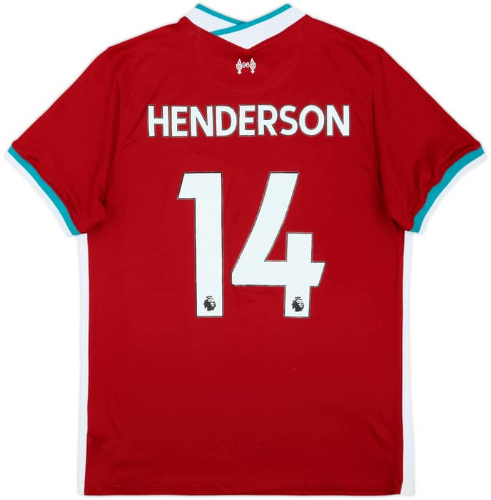 2020-21 Liverpool Home Shirt Henderson #14 - 5/10 - (L)