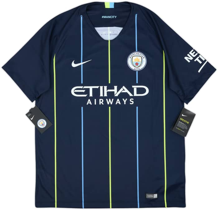 2018-19 Manchester City Away Shirt De Bruyne #17 (L)