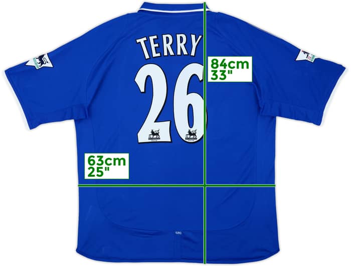 2001-03 Chelsea Home Shirt Terry #26 - 8/10 - (XXL)