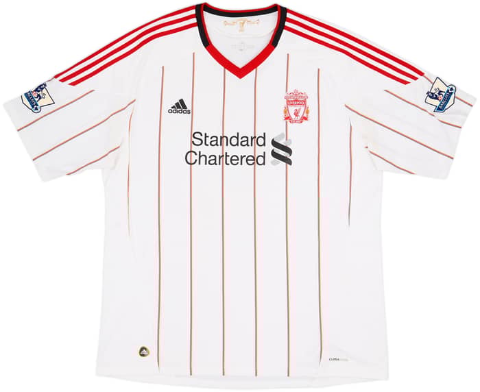 2010-11 Liverpool Away Shirt Gerrard #8 - 5/10 - (3XL)