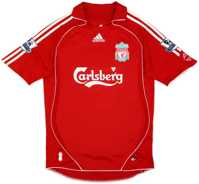 2006-08 Liverpool Home Shirt Gerrard #8 - 8/10 - (S)