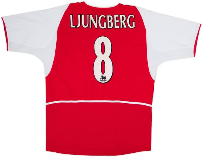 2002-04 Arsenal Home Shirt Ljungberg #8 - 8/10 - (L)